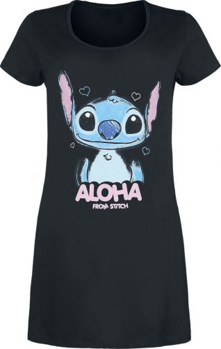 Lilo & Stitch Aloha Šaty černá