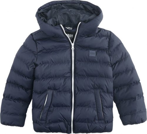 Urban Classics Boys Basic Bubble Jacket detská bunda námořnická modrá