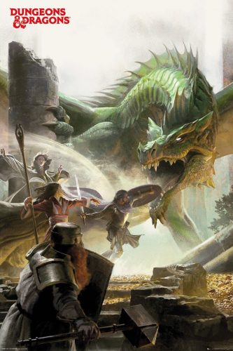 Dungeons and Dragons Adventures plakát vícebarevný