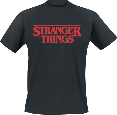 Stranger Things Classic Logo Tričko černá