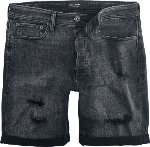 Jack & Jones JJIRICK JJIORIGINAL SHORTS Džínsové šortky černá