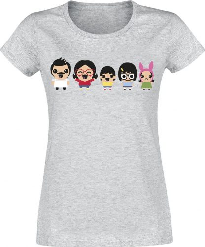 Bob's Burgers Chibi Dámské tričko šedá