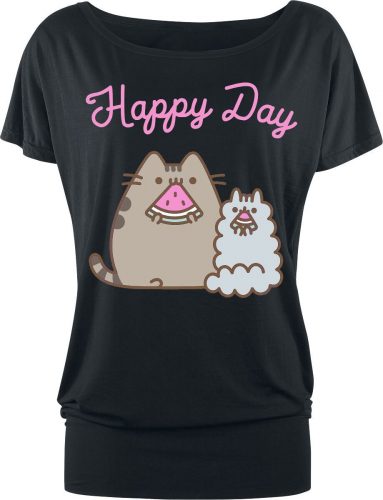 Pusheen Happy Day Dámské tričko černá