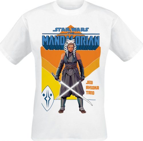 Star Wars The Mandalorian - Jedi Ahsoka Tano Tričko bílá