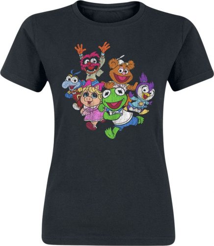 The Muppets Babies Colour Group Dámské tričko černá