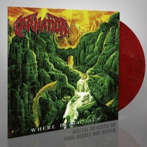 Carnation Where death lies LP mramorovaná