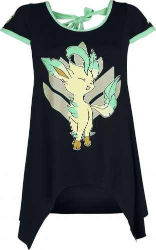 Pokémon Leafeon Dámské tričko černá