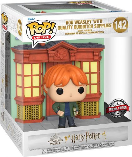 Harry Potter Ron Weasley with Quality Quidditch Supplies (Pop! Deluxe) Vinyl Figur 142 Sberatelská postava standard