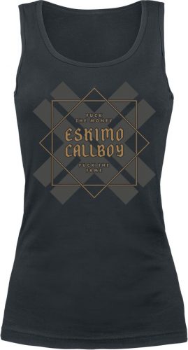 Eskimo Callboy Squares Dámský top černá