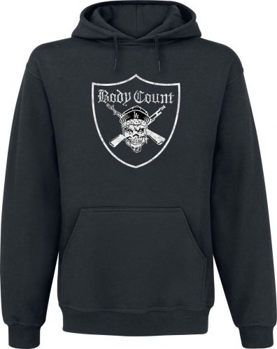 Body Count Gunner Pirate Shield Mikina s kapucí černá