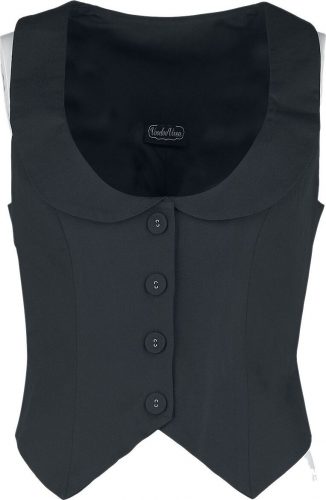 Voodoo Vixen Scoop Neck Vest Dámská vesta černá