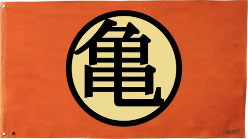 Dragonball Dragon Ball Flag Kame Symbol vlajka vícebarevný