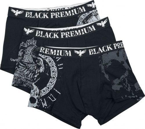 Black Premium by EMP Sada černě/šedého spodního prádla s různými motivy Spodní prádlo cerná/šedá