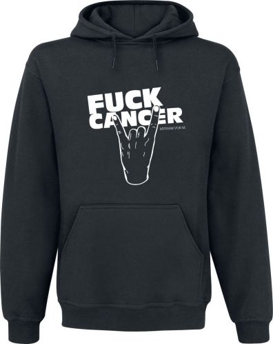 Zábavné tričko Fuck Cancer by Myriam von M - F*#K CANCER Mikina s kapucí černá