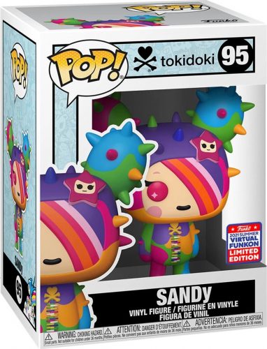 TokiDoki SDCC 2021 - SANDy (Rainbow) Vinyl Figur 95 Sberatelská postava standard