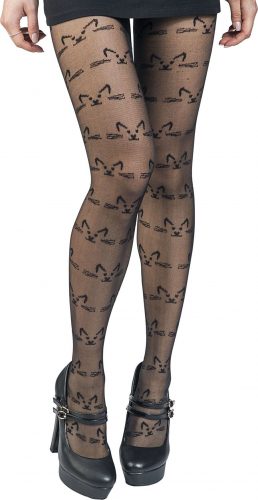 Pamela Mann Cat Tights Punčocháče černá