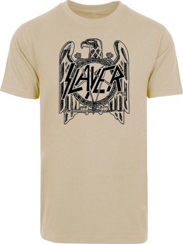 Slayer High Contrast Eagle Tričko písková