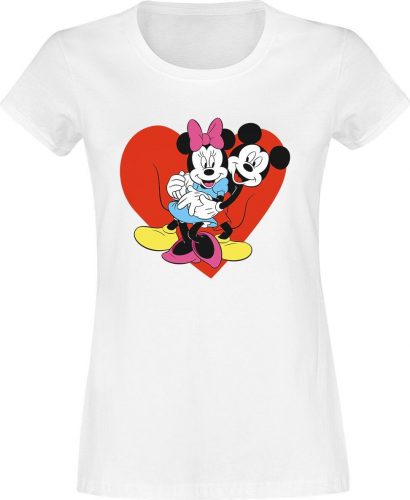 Mickey & Minnie Mouse Be Mine Dámské tričko bílá