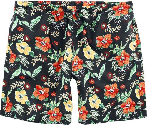 King Kerosin AOP Flower Bath Shorts Pánské plavky vícebarevný