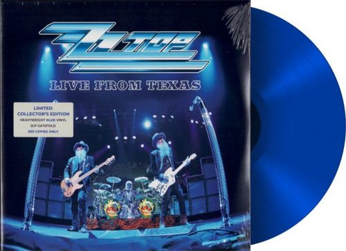 ZZ Top Live from Texas 2-LP modrá