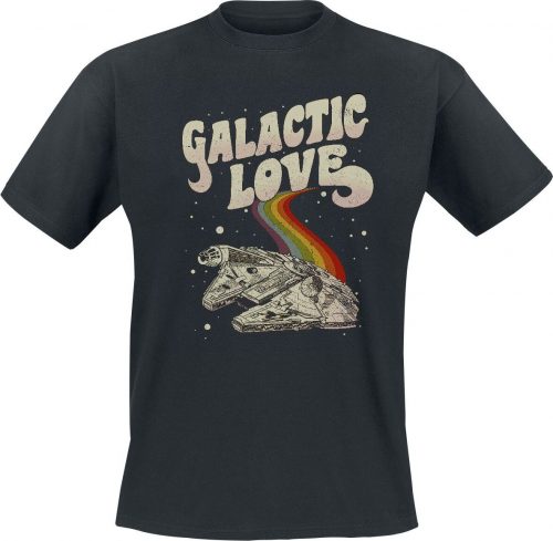 Star Wars Galactic Love Tričko černá