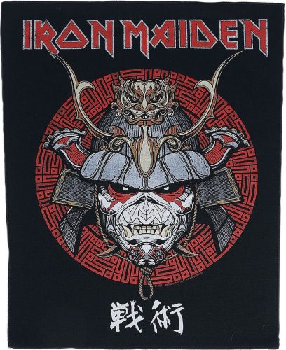 Iron Maiden Senjutsu Samurai Eddie nášivka na záda vícebarevný