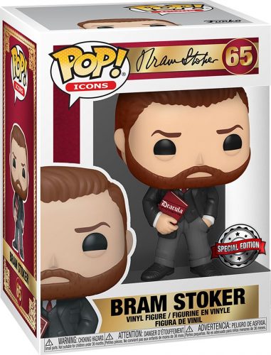 Bram Stoker Vinylová figurka č. 65 Bram Stoker (Dracula) (Pop! Icons) Sberatelská postava standard