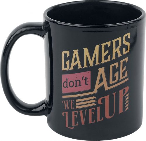 Sprüche Gamers Don't Age - We Level Up Hrnek černá