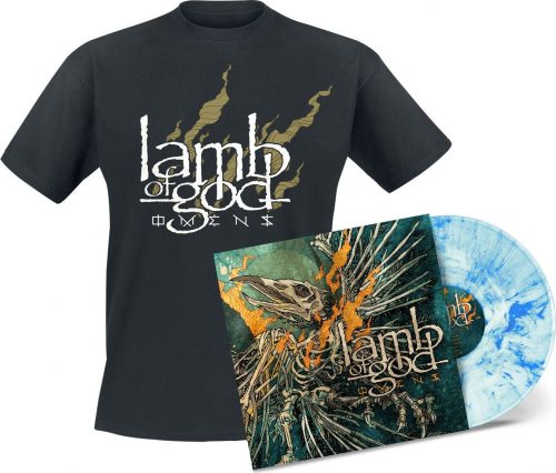 Lamb Of God Omens LP a tricko barevný