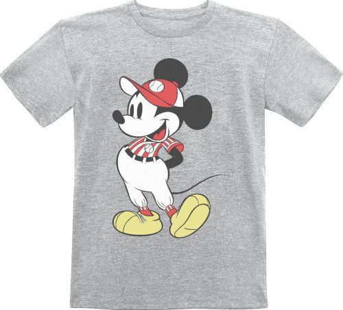 Mickey & Minnie Mouse Kids - Mickey Baseballer detské tricko šedá