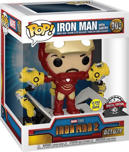 Iron Man Vinylová figurka č. 905 With Gantry (svítí ve tmě) Sberatelská postava standard