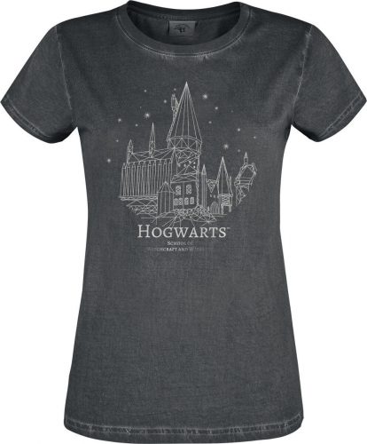 Harry Potter Hogwarts Dámské tričko černá