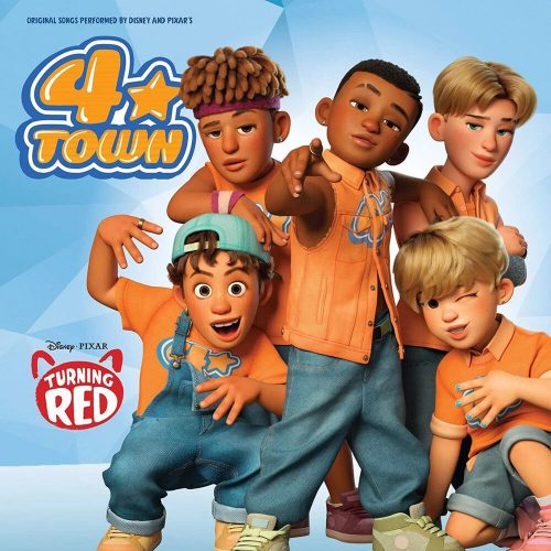 4*Town (From Disney And Pixar's Turning Red) 4*Town (3 Songs From Turning Red) 7 inch-EP barevný