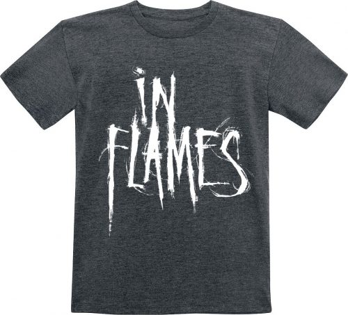 In Flames Metal-Kids - Logo detské tricko antracitová