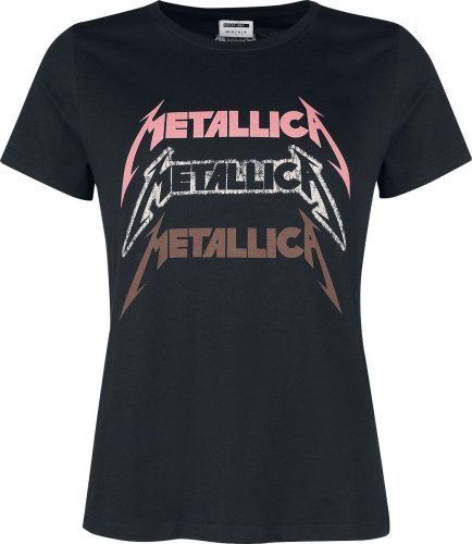 Metallica Logo Dámské tričko černá