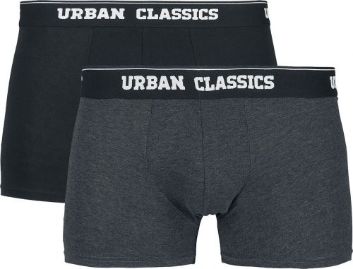 Urban Classics Balení 2 ks boxerek Boxerky cerná/uhlová