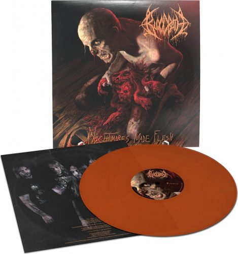 Bloodbath Nightmares made flesh LP oranžová