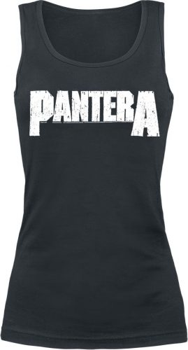 Pantera Logo Dámský top černá