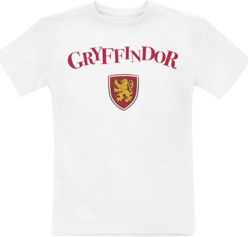 Harry Potter Kids - Gryffindor detské tricko bílá