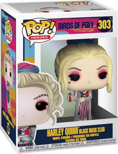 Birds Of Prey Vinylová figurka č. 303 Harley Quinn Black Mask Club Sberatelská postava standard