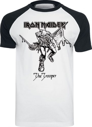 Iron Maiden The Trooper Tričko bílá/cerná