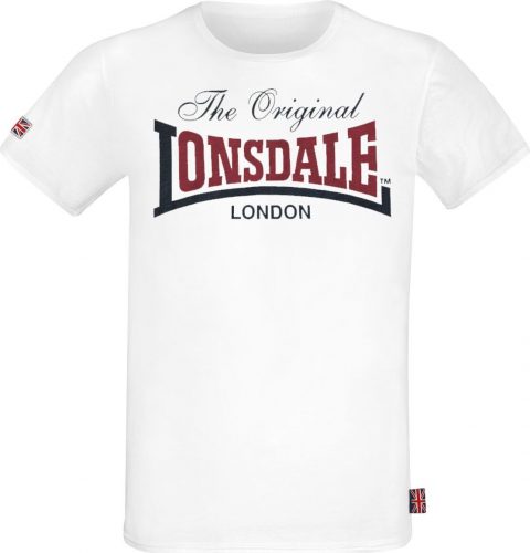 Lonsdale London Aldingham Tričko bílá