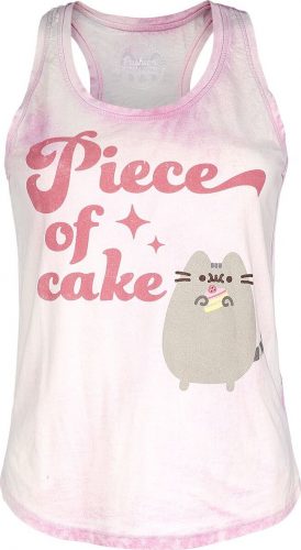 Pusheen Pusheen With Cake Dámský top světle růžová