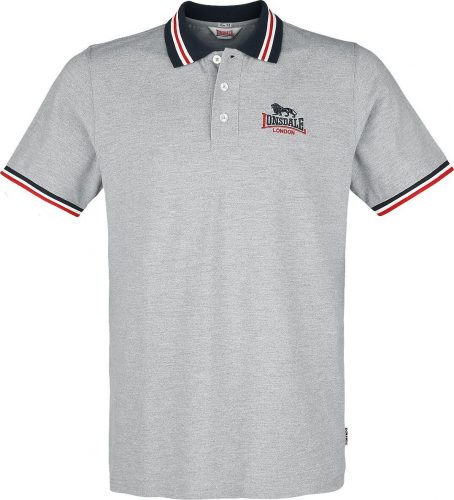 Lonsdale London OCCUMSTER Polo tričko šedá