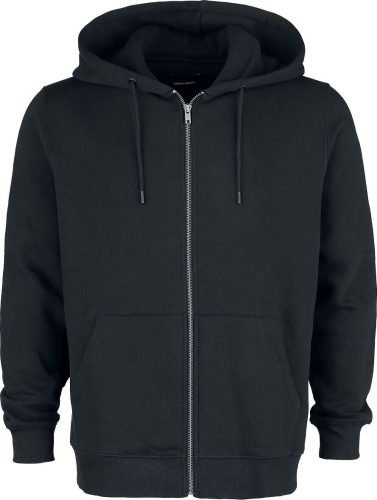 Jack & Jones JJESTAR BASIC SWEAT HOOD Mikina s kapucí na zip černá