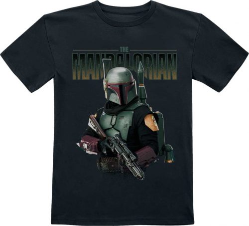 Star Wars Kids - Mandalorian Armour detské tricko černá