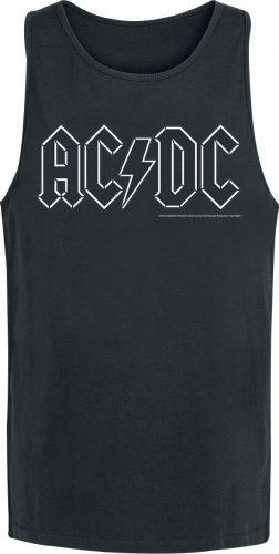 AC/DC Black Logo Tank top černá