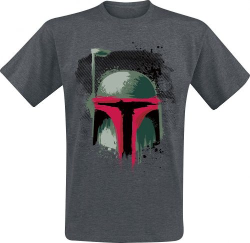 Star Wars Boba Fett - Helmet Tričko prošedivelá