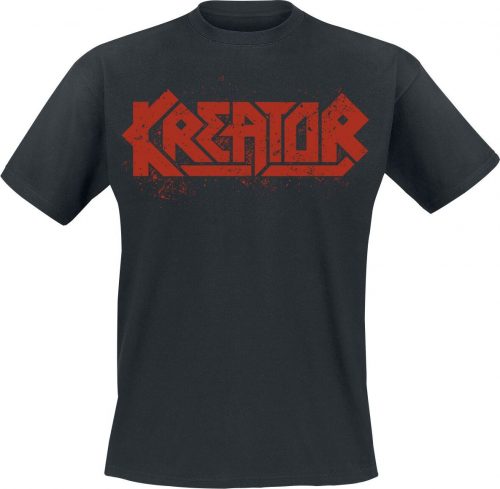 Kreator Hate Über Alles Logo Tričko černá