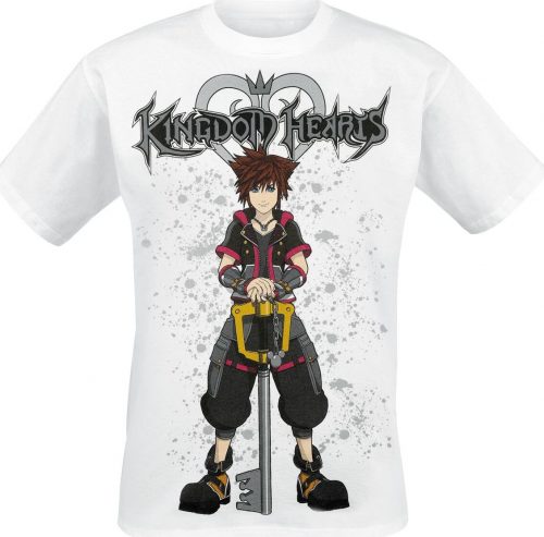 Kingdom Hearts III - Sora Keyblade Tričko bílá